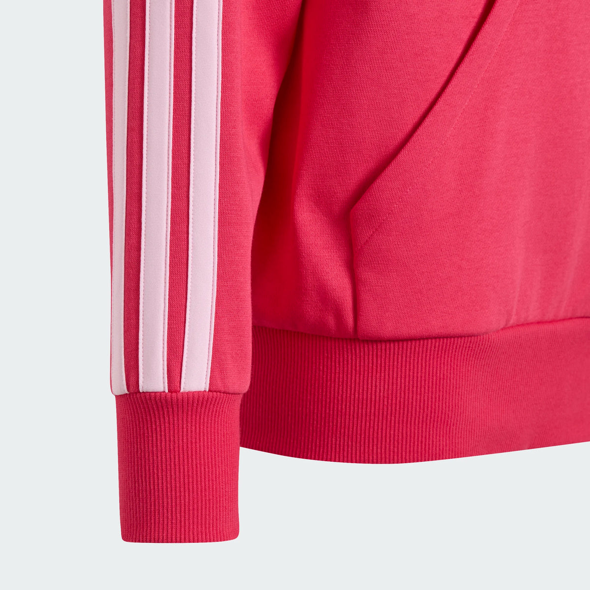 ADIDAS Girl's Essentials 3S Logo Hoodie - Pink | KT3382
