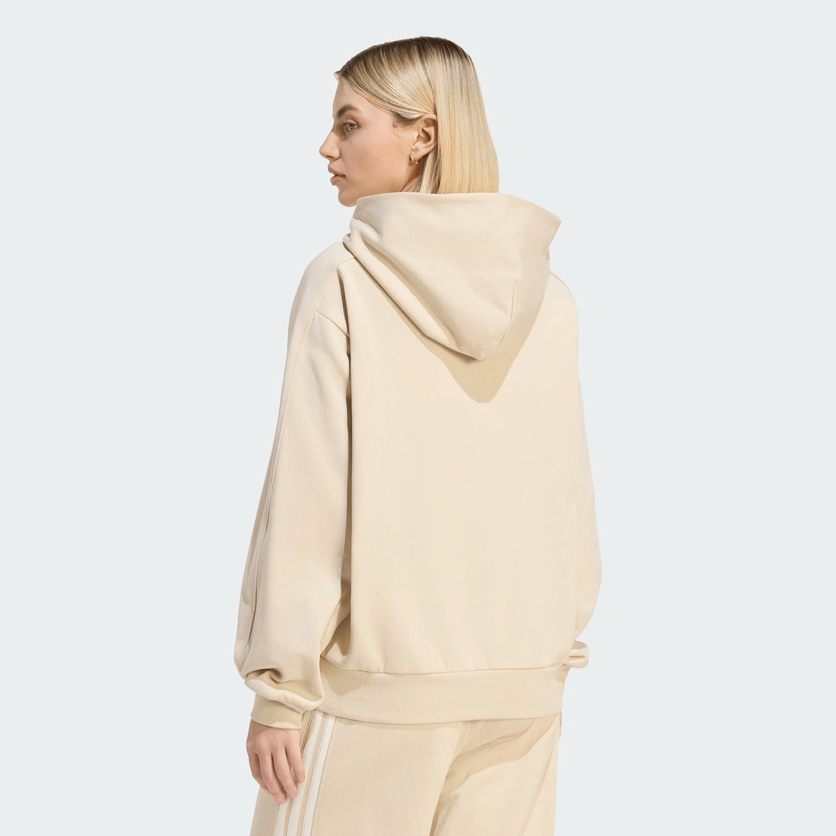 ADIDAS Adidas Kit Small Logo Hoodie - Cream