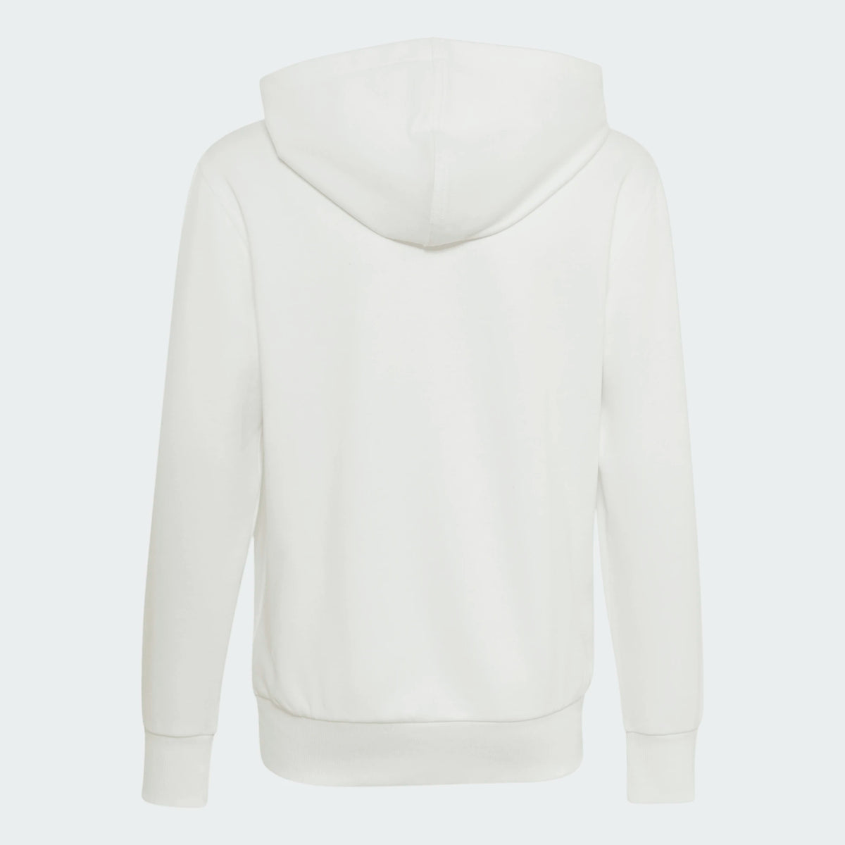 ADIDAS Boy's Slogan Fleece Hoodie - White