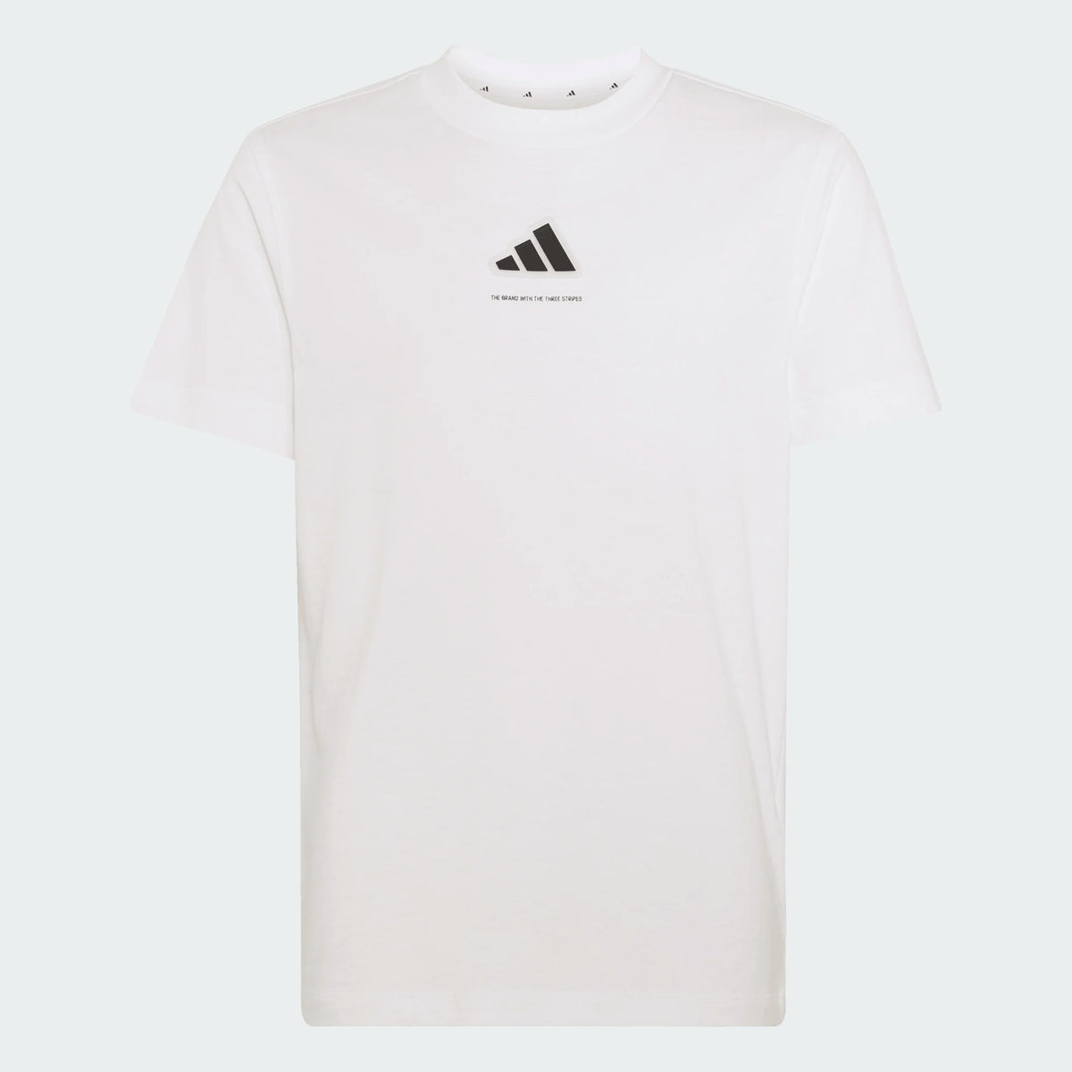 ADIDAS Kids' Slogan Jersey T-Shirt - White
