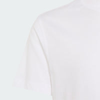 ADIDAS Kids' Slogan Jersey T-Shirt - White