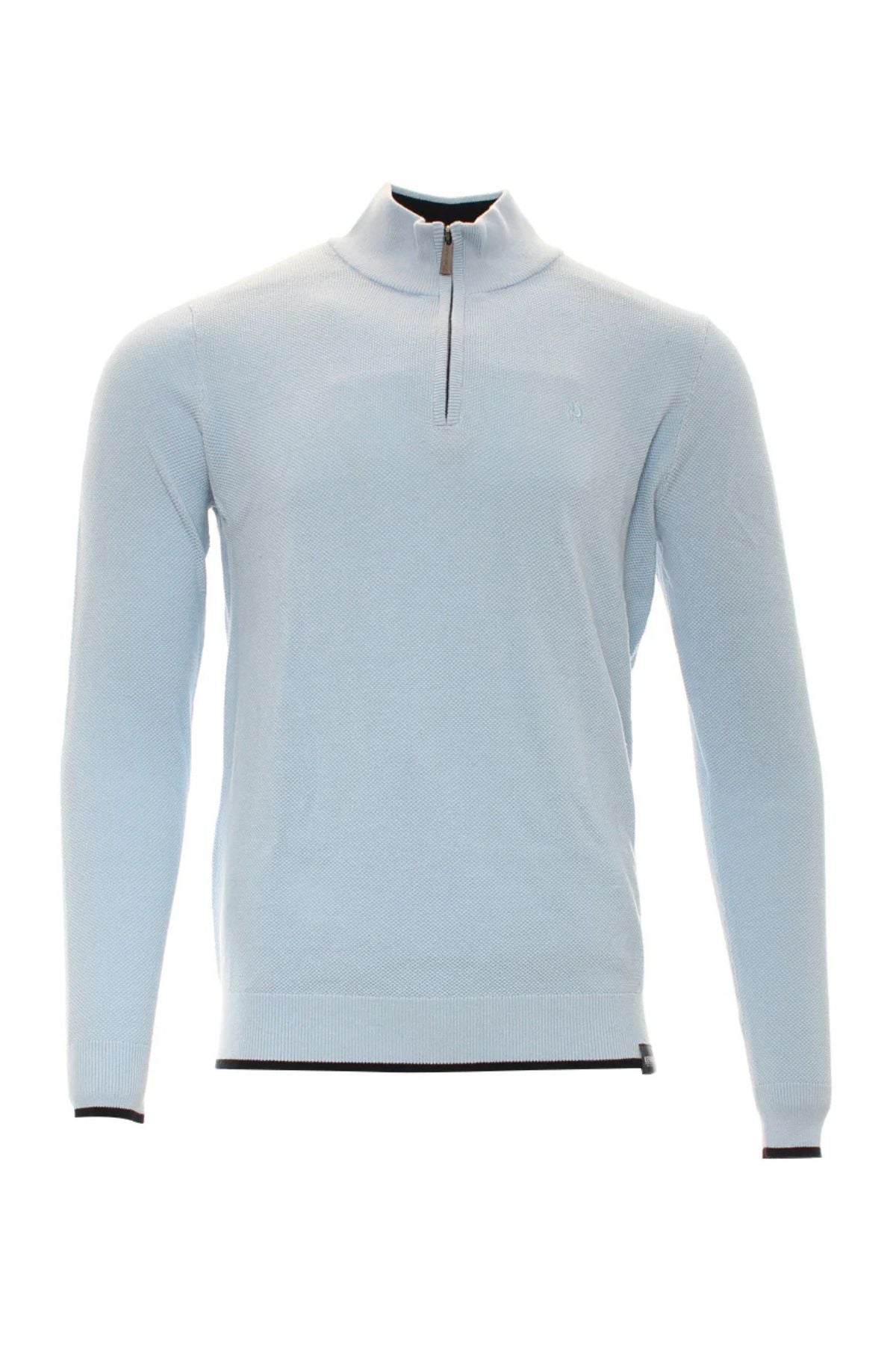 KENROW Arlo Knit Half Zip Jumper - Sky Blue