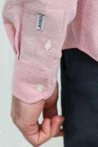 KENROW Men's Jagger Oxford Shirt - Brick Melange