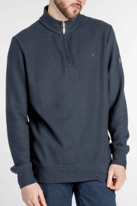 MINERAL Kentucky Quarter Zip Sweatshirt - Navy