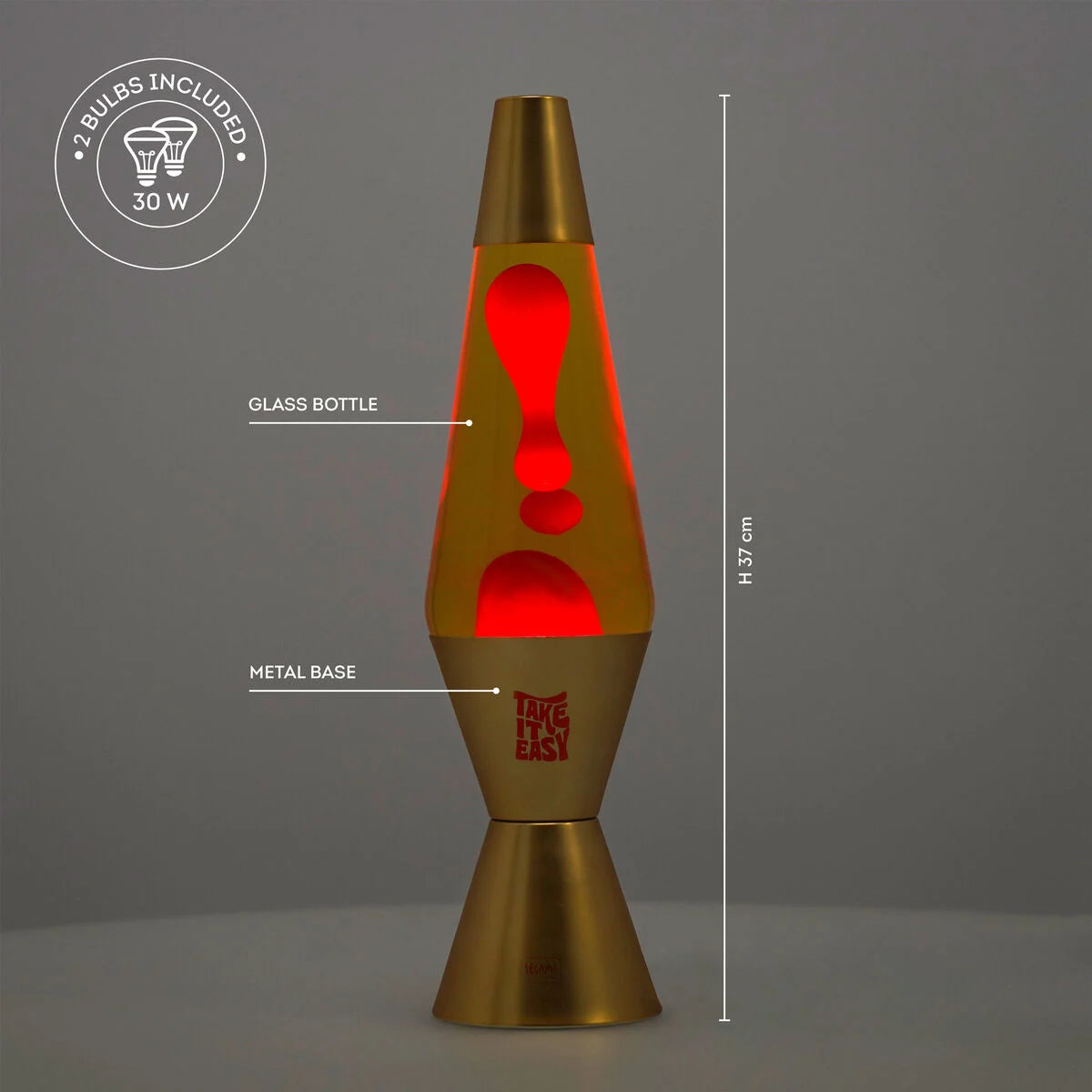 LEGAMI Gold Lava Lamp - Magmastic!