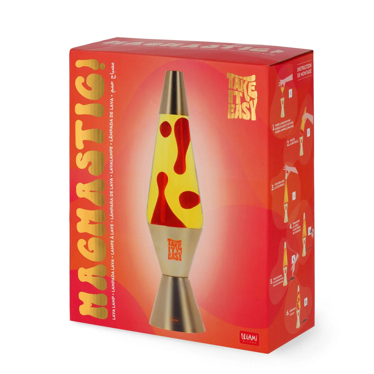 LEGAMI Gold Lava Lamp - Magmastic!