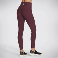 SKECHERS Go Flex Rib FL High Waist Leggings - Burgundy