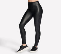 SKECHERS Go Walk Full Length High-Waisted Sleek Leggings - Black