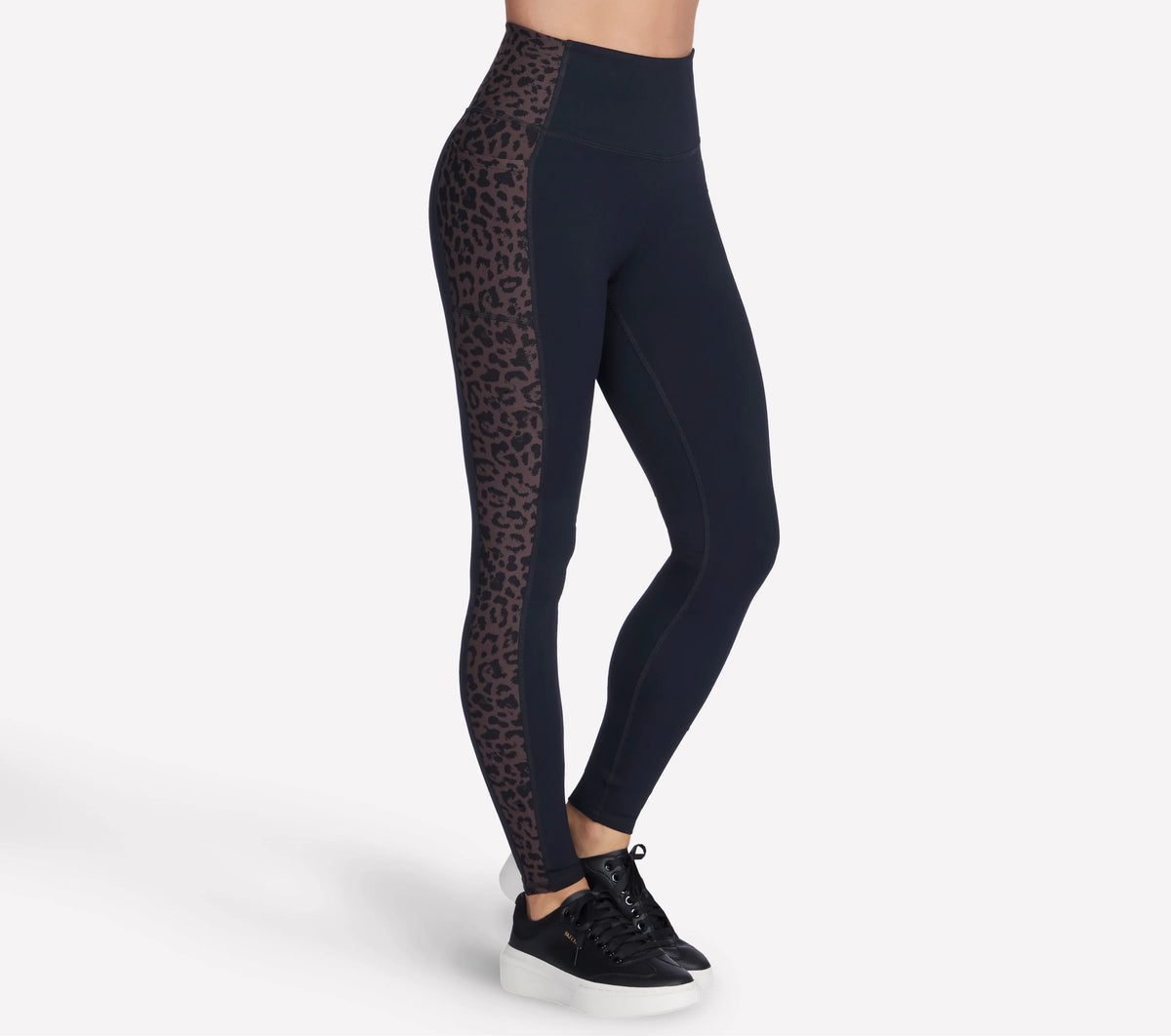 SKECHERS Go Walk Full Length High-Waisted Cheetah Leggings