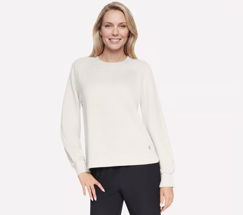SKECHERS Cozy Luxe Crew Neck - Off White