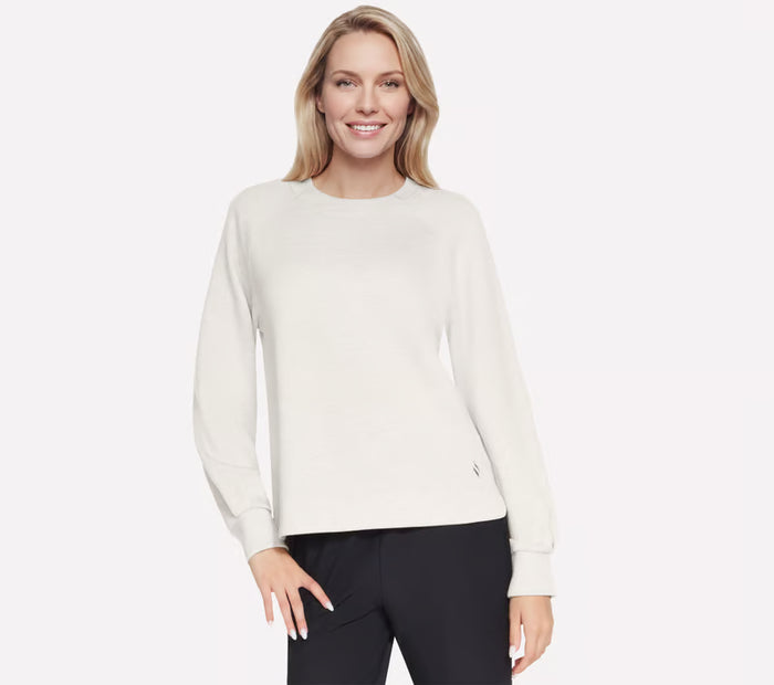 SKECHERS Cozy Luxe Crew Neck - Off White