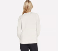 SKECHERS Cozy Luxe Crew Neck - Off White