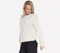 SKECHERS Cozy Luxe Crew Neck - Off White