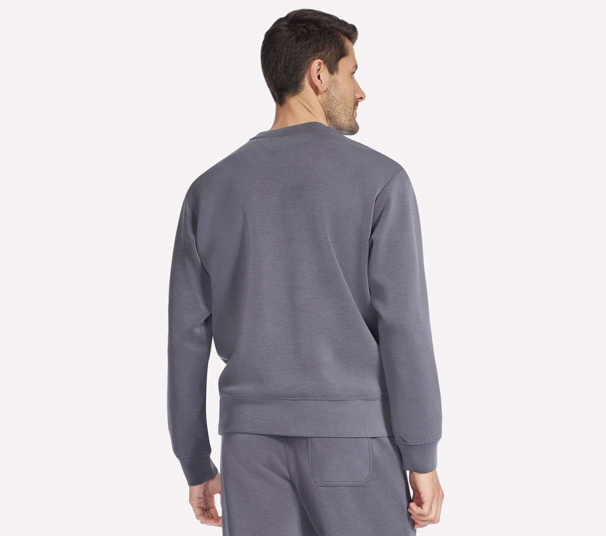 SKECHERS Skechcloud Elevate Crew Neck Sweatshirt - Grey