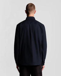 LYLE & SCOTT Cotton Button Down Oxford Shirt - Navy