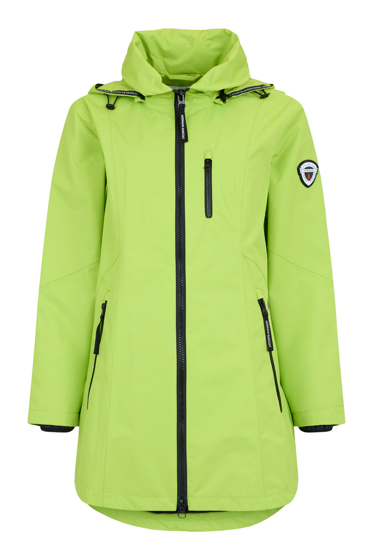 NORMANN Waterproof Hooded Raincoat - Lime