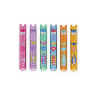 LEGAMI Set of 6 Mini Highlighters - Teddy's Superpower