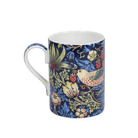 MORRIS & CO Strawberry Thief Mug in a Gift Box - Blue