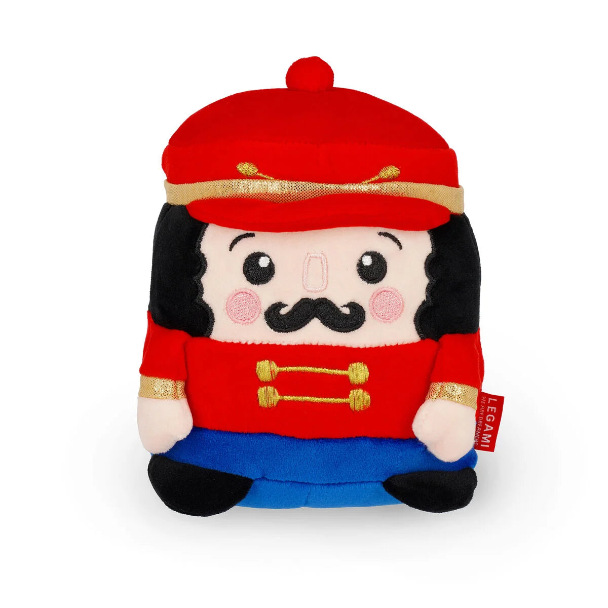 LEGAMI Mini Stuffed Toy Nutcracker - Super Soft! 15cm