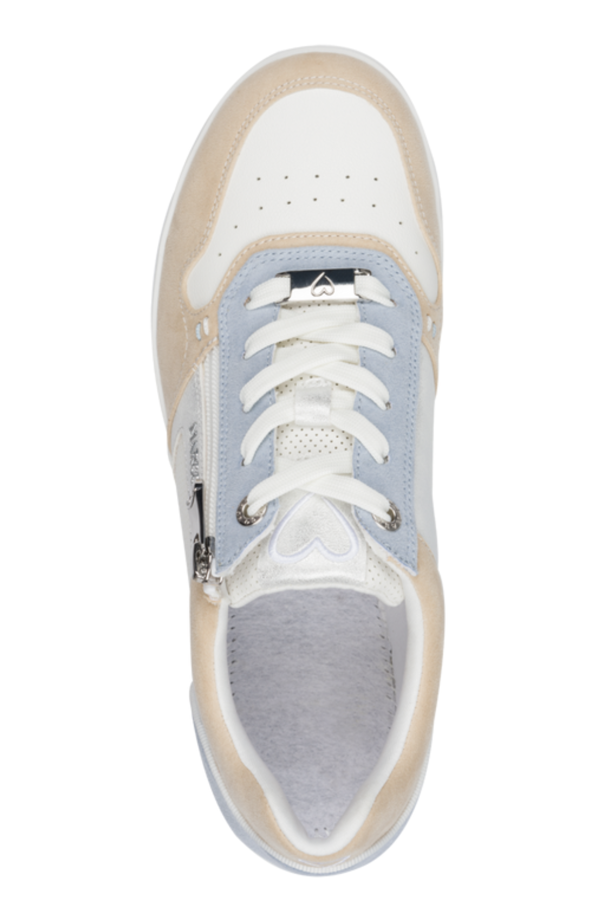 MARCO TOZZI Side Zip Trainer - Blue Combi