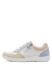 MARCO TOZZI Side Zip Trainer - Blue Combi