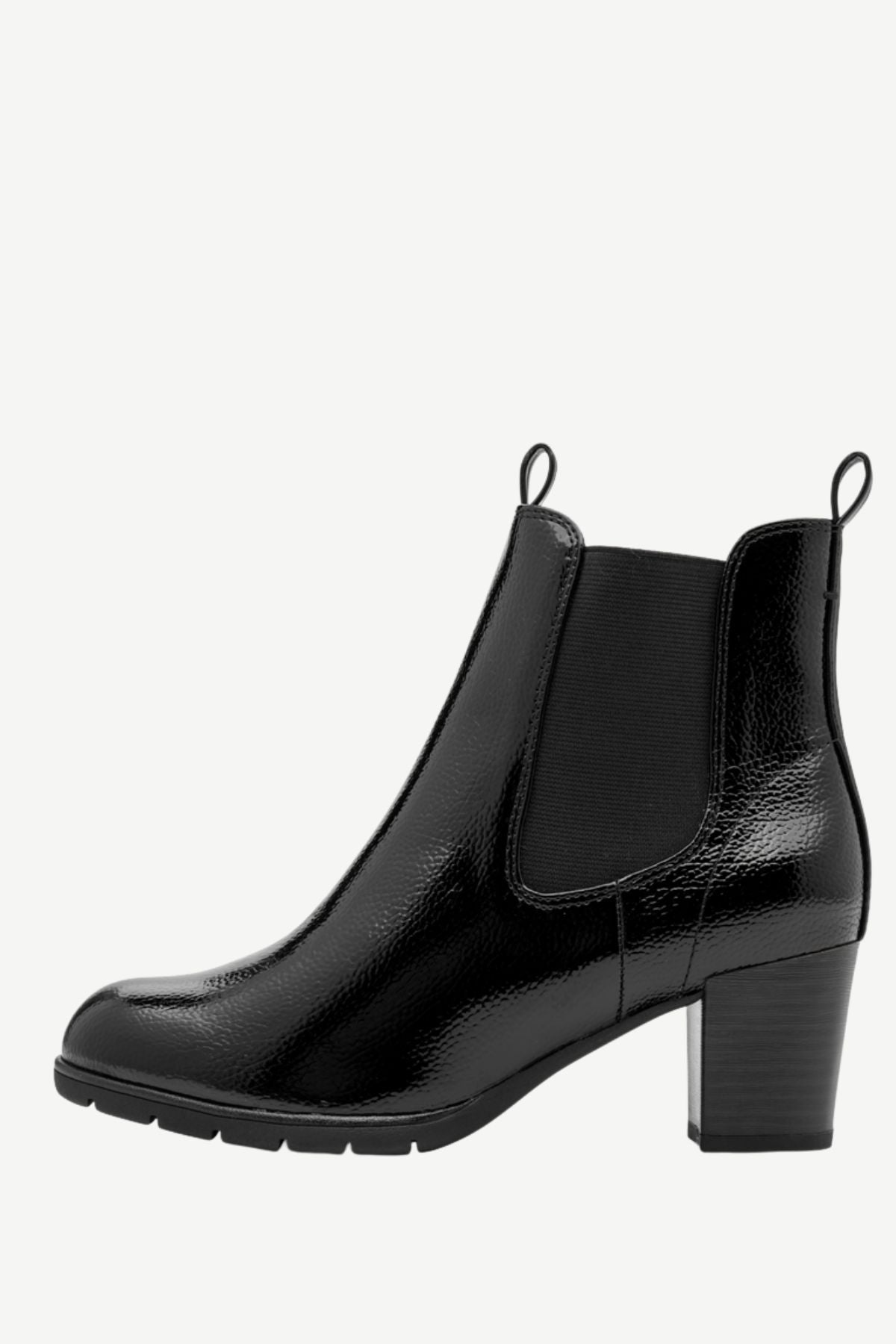 MARCO TOZZI Block Heel Ankle Boot - Black