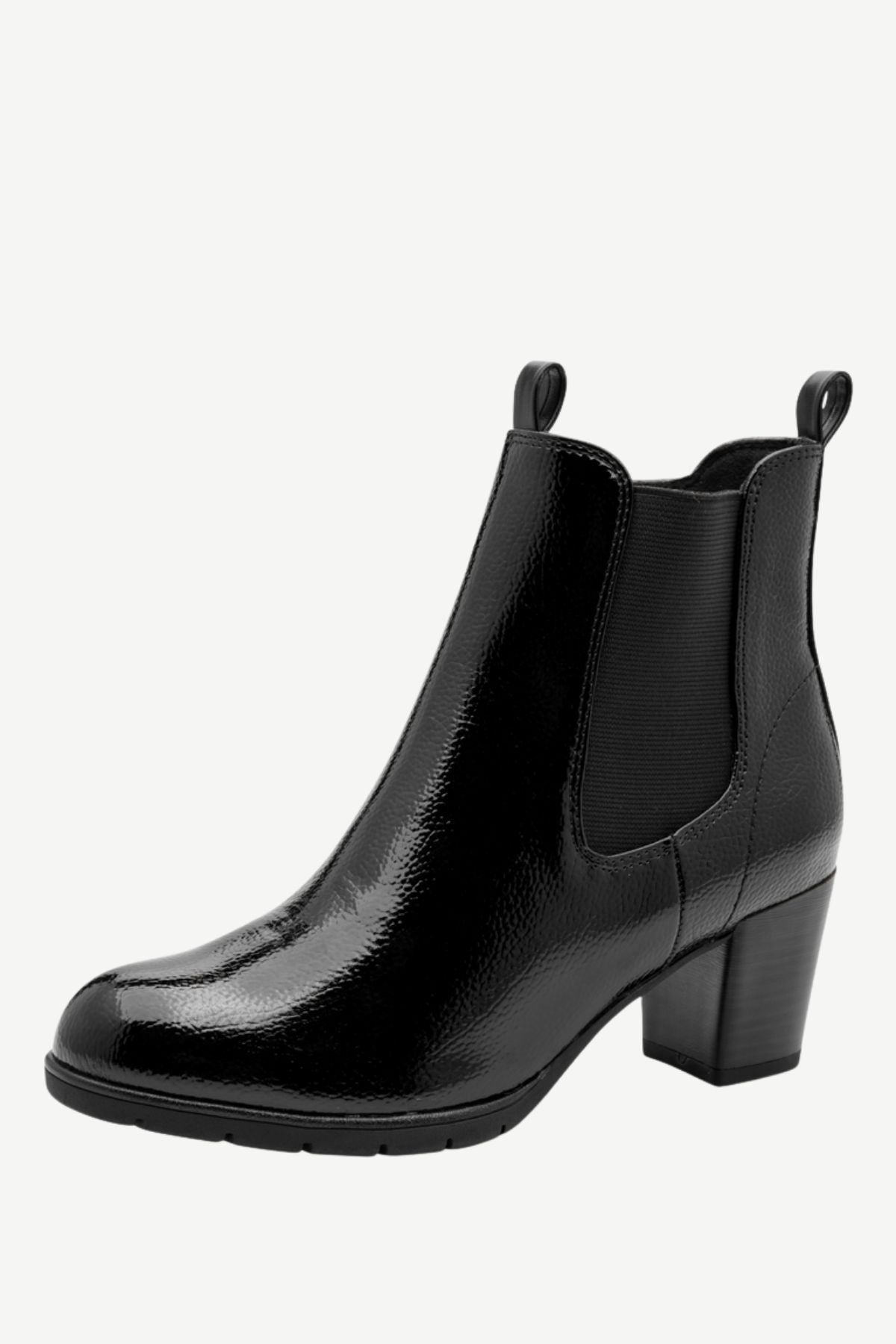 MARCO TOZZI Block Heel Ankle Boot - Black