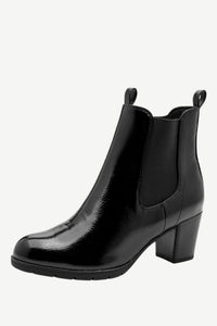 MARCO TOZZI Block Heel Ankle Boot - Black