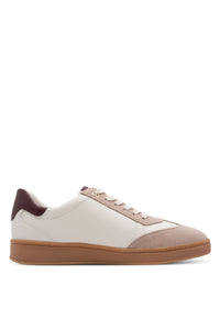 MARCO TOZZI Side Zip Low Trainer - Cream