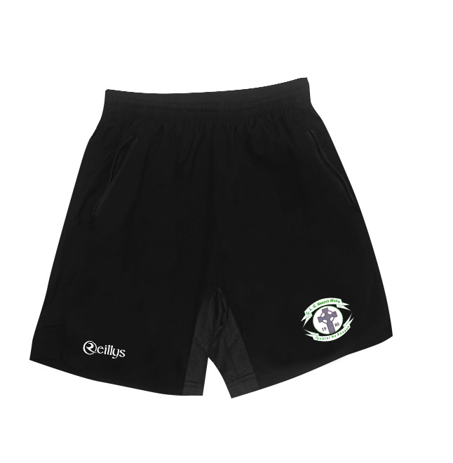 NAOMH MUIRE : Kids Leisure Shorts 2025/26 - Black