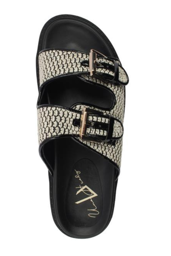 UNA HEALY Mustang Double Strap Sliders - Aran