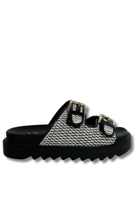 UNA HEALY Mustang Double Strap Sliders - Aran