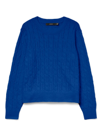 VERO MODA Aries Long Sleeve O-Neck- Blue