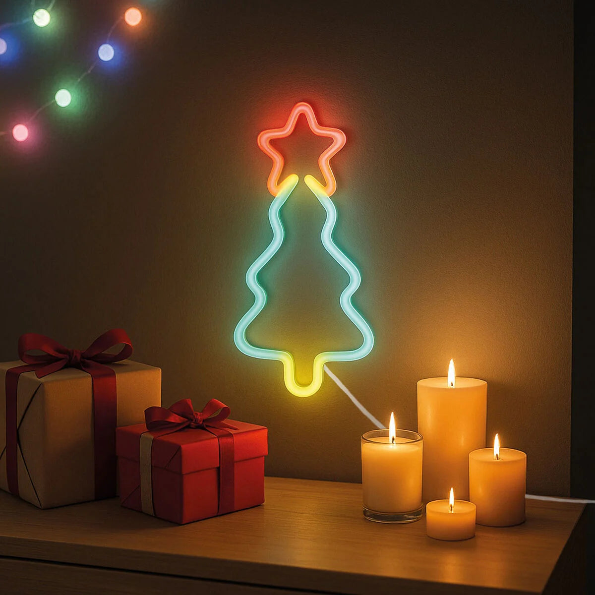 LEGAMI Neon-Effect LED Lamp - Xmas Tree - It's a Sign