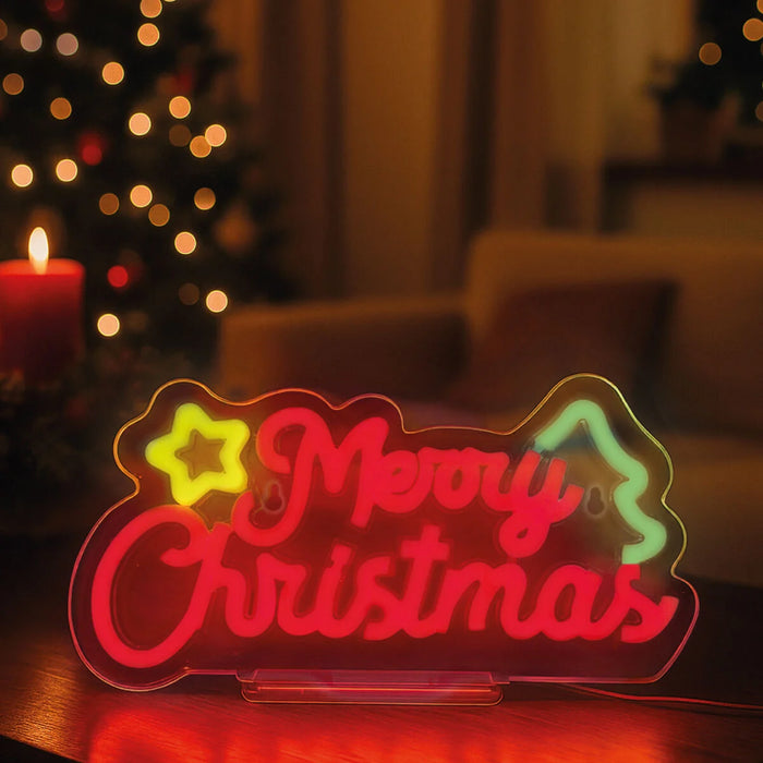 LEGAMI Neon-Effect LED Lamp - Merry Xmas - It's a Sign