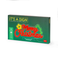 LEGAMI Neon-Effect LED Lamp - Merry Xmas - It's a Sign
