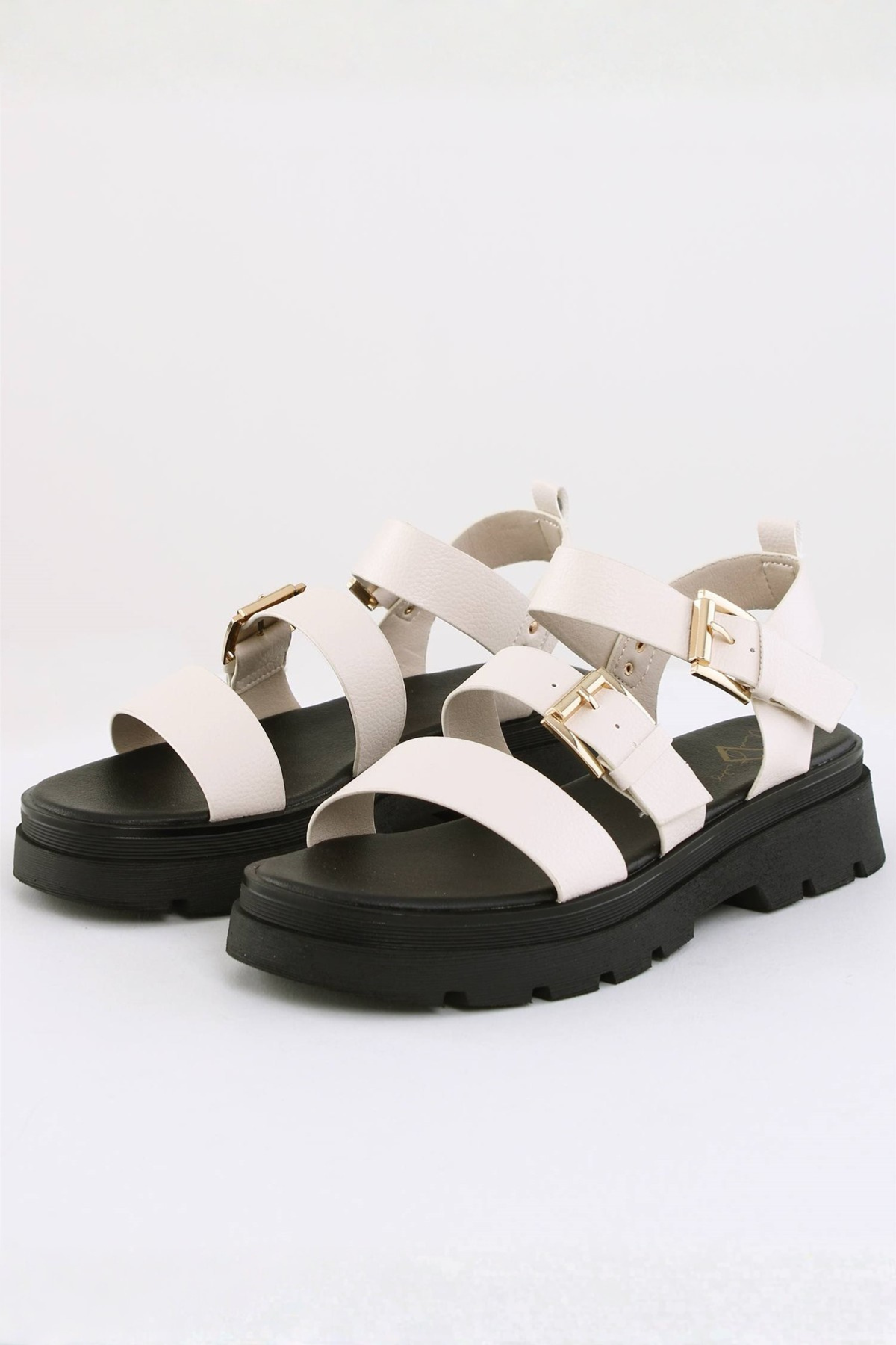 UNA HEALY Nearly There Sandals - Cream