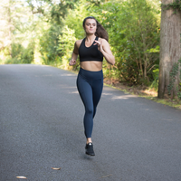 FIT PINK Elevate Full Length Gym Leggings - Navy