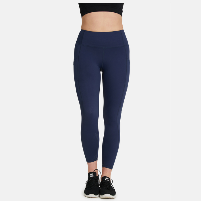 FIT PINK Elevate 7/8 Length Gym Leggings - Navy
