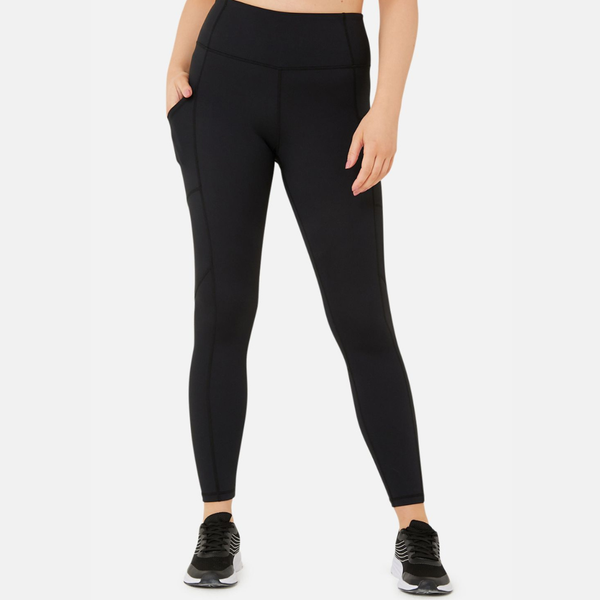 FIT PINK Elevate 7/8 Length Gym Leggings - Black