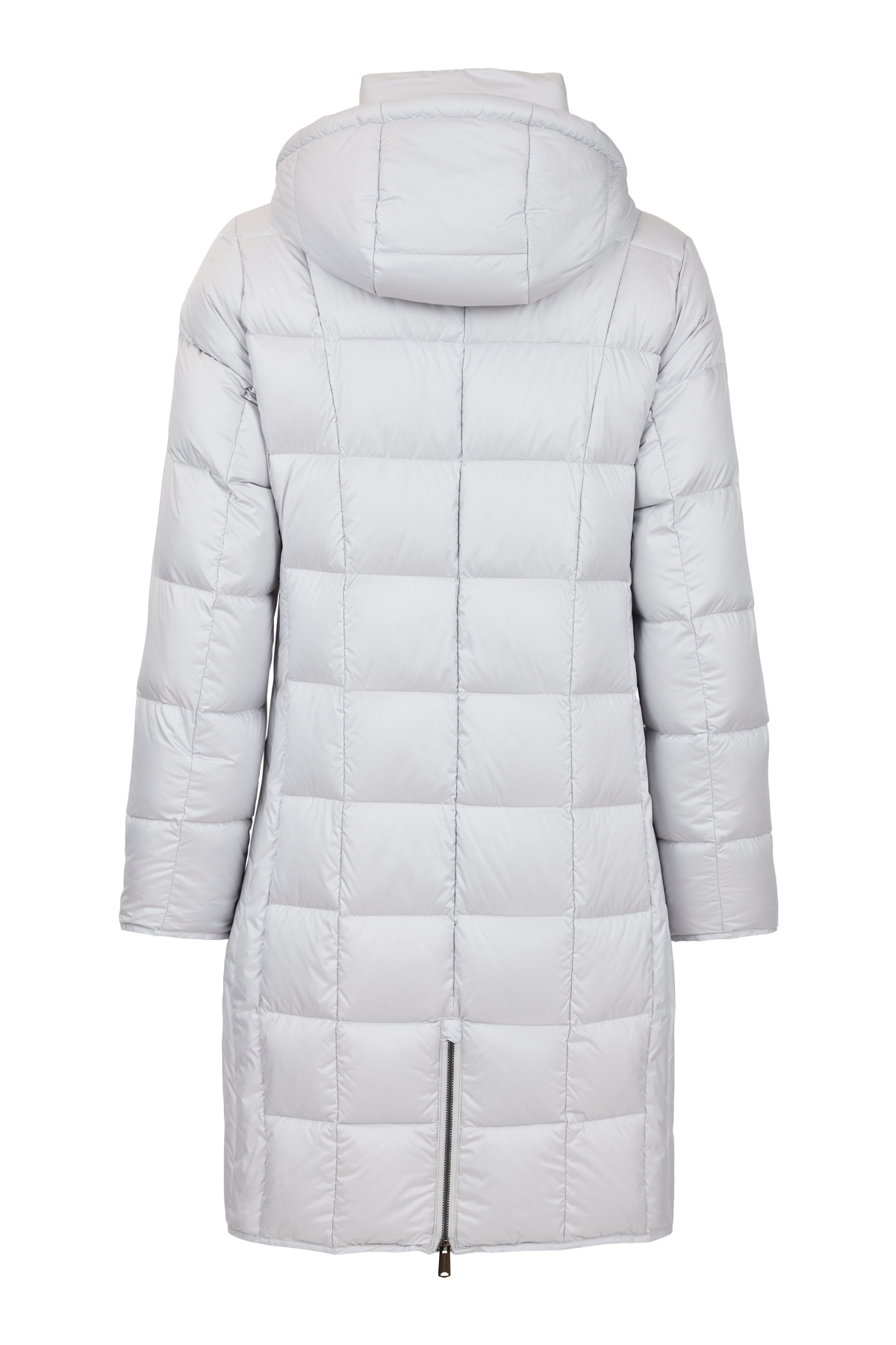 NORMANN Padded Quilted Winter Coat - Light Grey