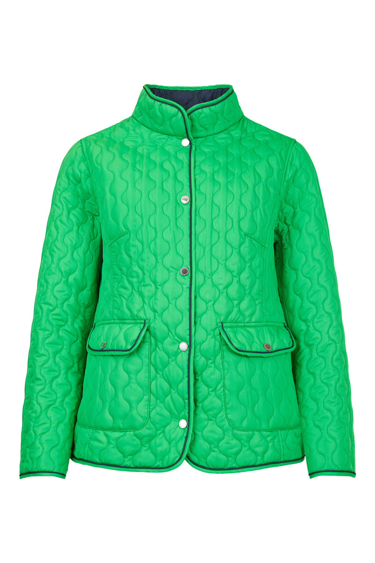 NORMANN Reversible Quilted Jacket - Green/Navy