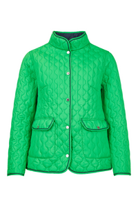 NORMANN Reversible Quilted Jacket - Green/Navy