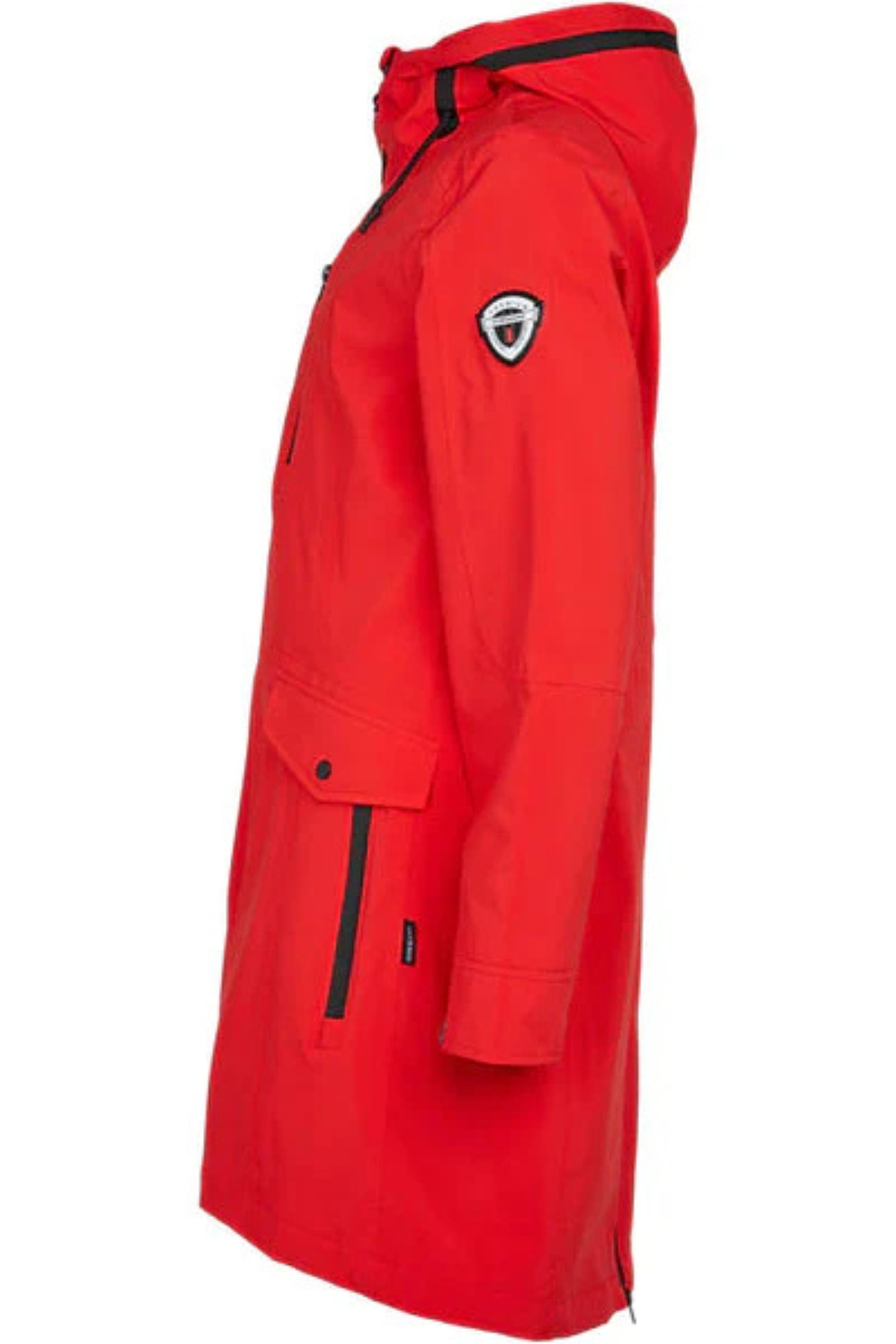 NORMANN Waterproof Hooded Raincoat - Red