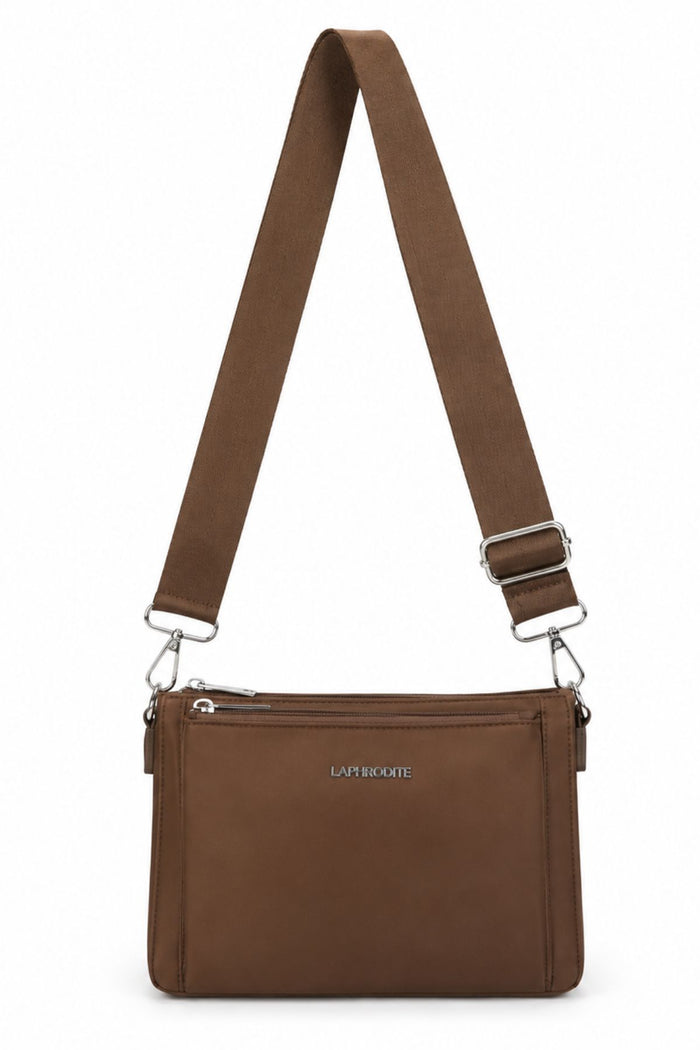 COPE CLOTHING Nylon Crossbody Bag - Brown