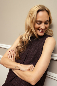 FRANSA Odette Woven Waistcoat - Fudge Red