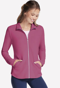 SKECHERS Go Walk Shine Jacket - Rose