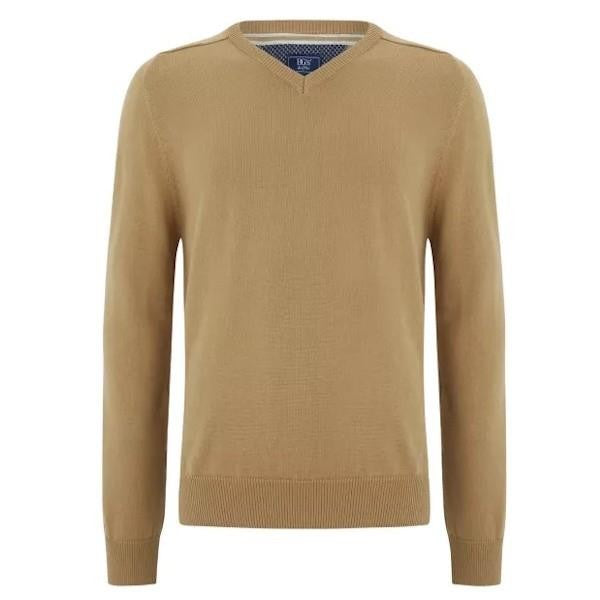 DG's DRIFTER V-Neck Sweater - Sand