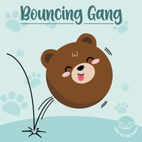 LEGAMI Bouncy Ball - Teddy Bear - Bouncing Gang