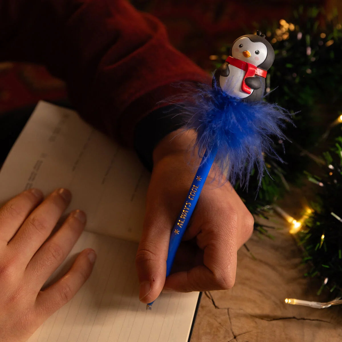 LEGAMI Light-up Ballpoint Pen - Penguin - Writing is Magic